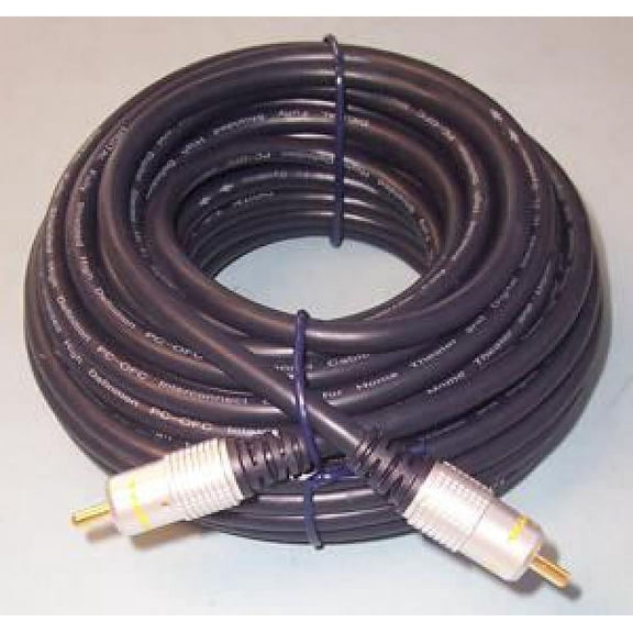 PRO SIGNAL - Phono (RCA) Male to Male Lead, 10m Black