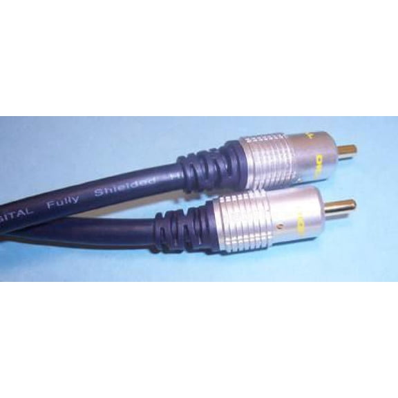 PRO SIGNAL - Phono (RCA) Male to Male Lead, 2m Black