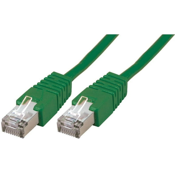 PRO SIGNAL - RJ45 to RJ45 Cat5e S/FTP Ethernet Patch Lead 0.2m Green