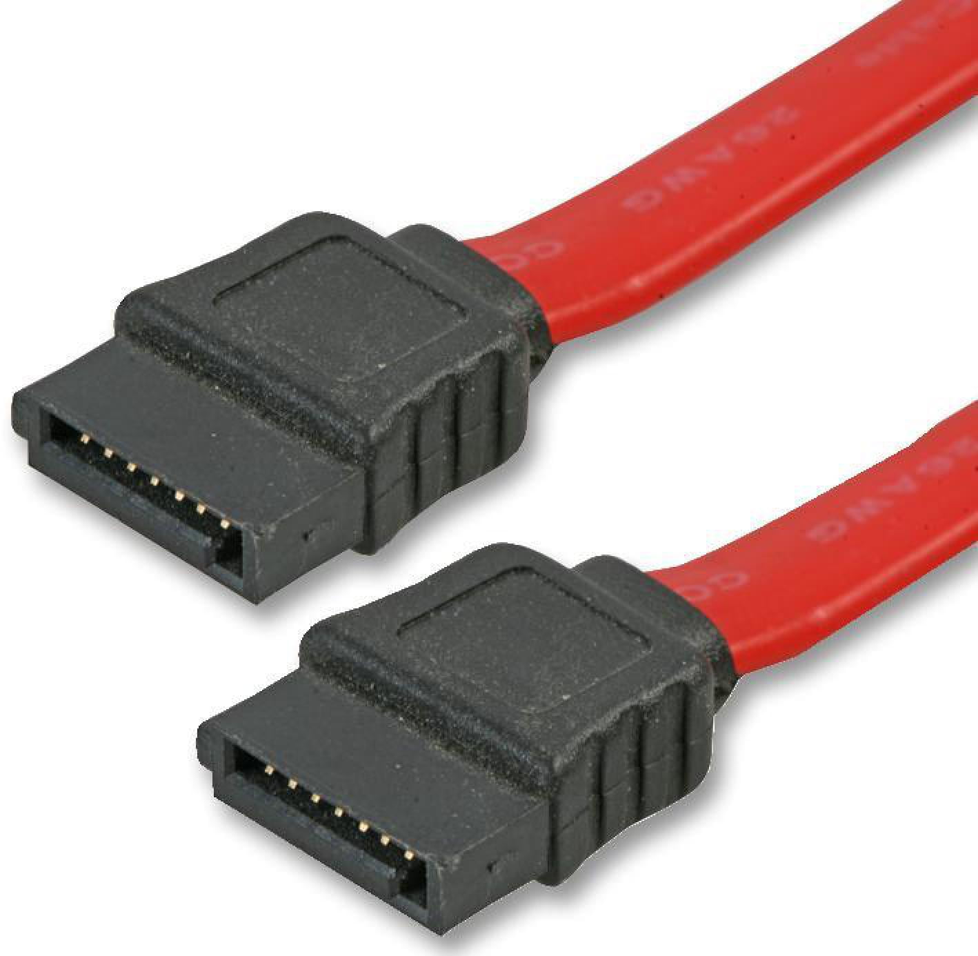 PRO SIGNAL - SATA 1.0 (7 Pin) Female to Female Data Lead, 1m Red