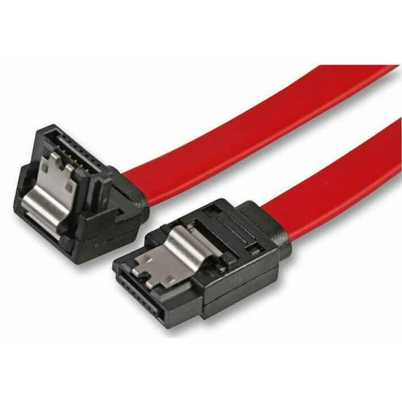 PRO SIGNAL - SATA 2.0 Locking Male to Right Angled Male Data Lead, 0.45m