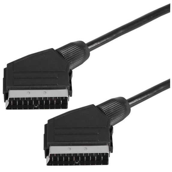 PRO SIGNAL - Scart Lead Male to Male, 1.5m Black
