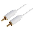 thumbnail image 1 of PRO SIGNAL - Slim Phono (RCA) Plug to Phono Plug Lead, 5m White, 1 of 1