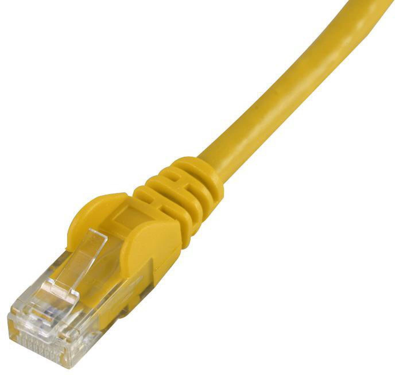 PRO SIGNAL - Snagless Cat6 UTP LSOH Ethernet Patch Lead, Yellow 15m ...