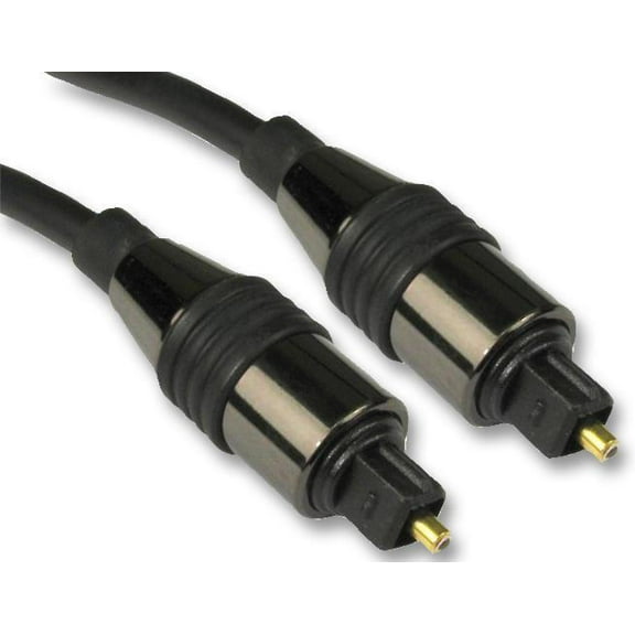 PRO SIGNAL - TOSLink Optical Audio Lead Male to Male, 0.5m Black