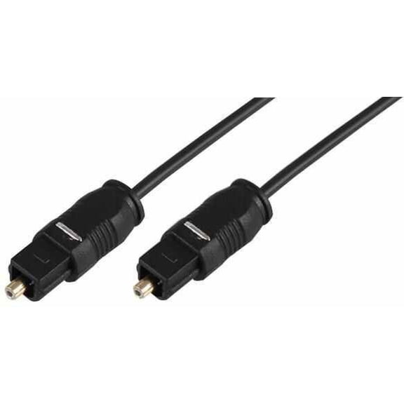 PRO SIGNAL - TOSLink Optical Audio Lead with 2.2mm OD, 2m Black