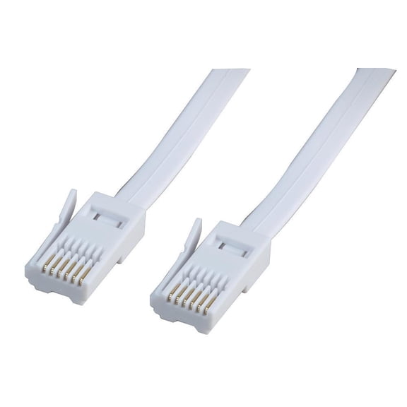 PRO SIGNAL - UK Plug to Plug (BT631A) Telephone Lead, 5m