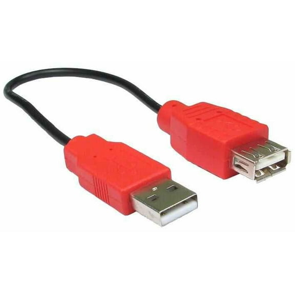 PRO SIGNAL - USB A Male to Female Power Only Adaptor Lead, 0.2m