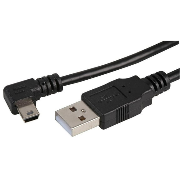 PRO SIGNAL - USB A Plug to Right Angle USB Mini B Lead, 2m