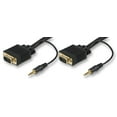 thumbnail image 1 of PRO SIGNAL - VGA & 3.5mm Stereo Jack Male to Male Lead Black 3m, 1 of 1