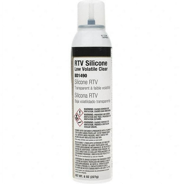 PROSOURCE 144122 8 oz Clear RTV Silicone Sealant 24 Hour Full Cure