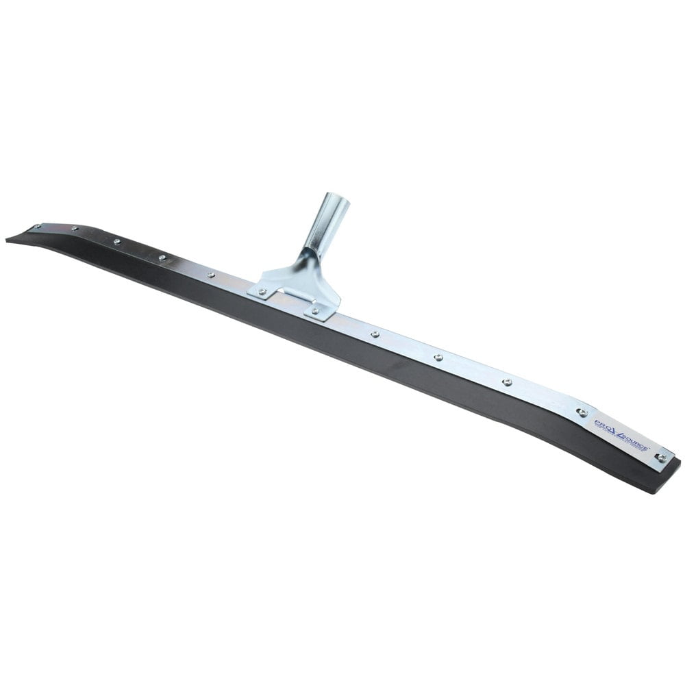 PRO SOURCE Extra-Wide 36" Petroleum-Resistant Curved-Blade Floor Squeegee: Taper Handle Connection