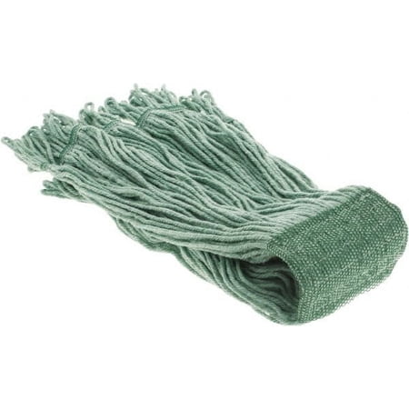 PRO-SOURCE 5" Green Head Band, X-Large Blended Fiber Loop End Mop Head