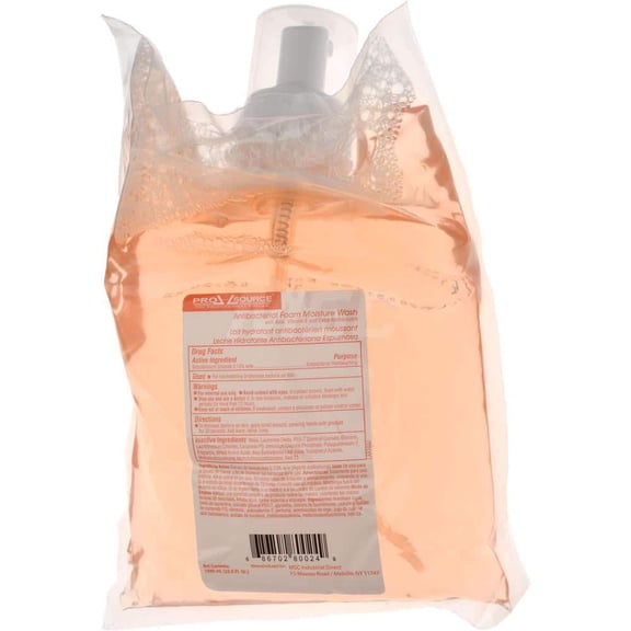 PRO-SOURCE 64041PRC Soap: 1,000 mL Dispenser Refill Foam, Pink, Grapefruit Scent