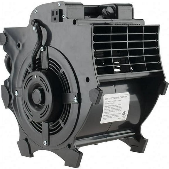 PRO SOURCE Direct-Drive Portable Industrial Blower Fan: 3 Speeds, 1,200 CFM at Low Speed, 120 Volt, 12 Amp