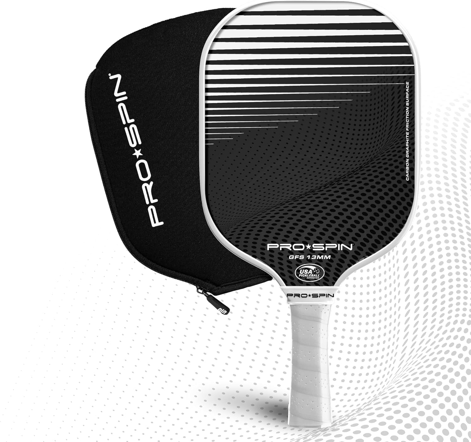 Maui Pickleball Co. Carbon-Paddel – USAPA-zugelassen, Mit Griffband & Kantenschutz