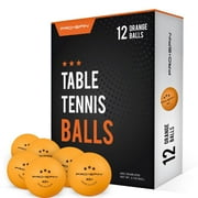 PRO-SPIN Ping Pong Balls, 3-Star Orange Table Tennis Balls, 12 Count