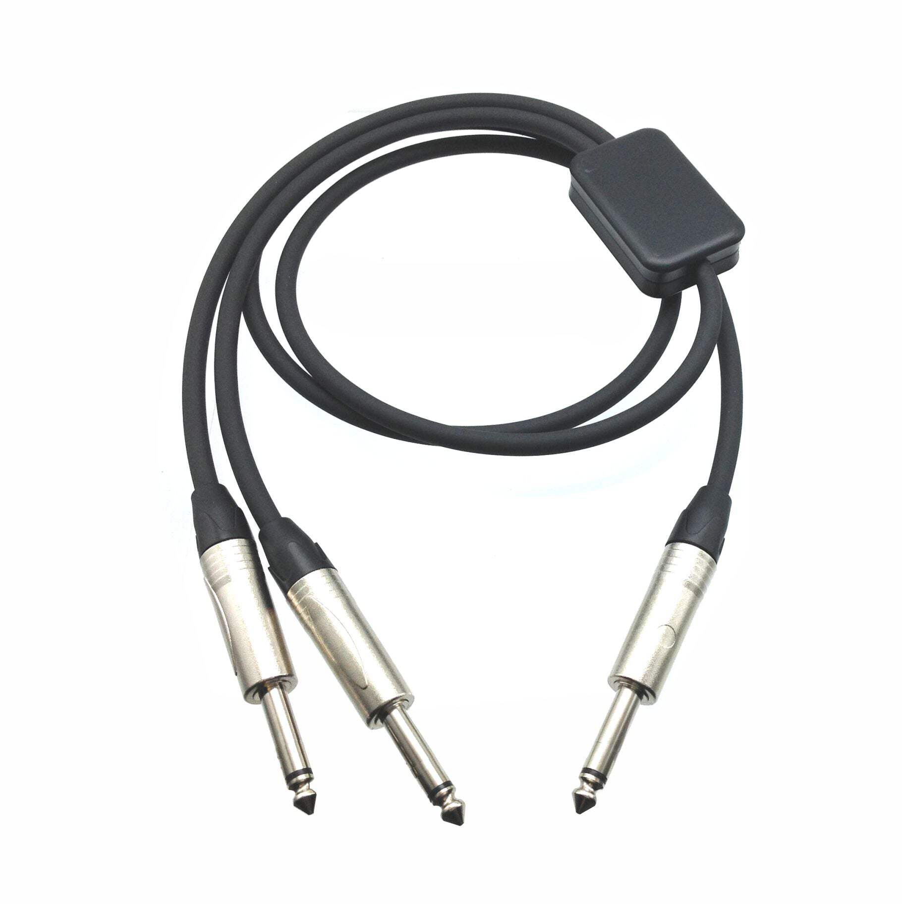 PRO Series Y Cable - 1/4" TS Male to Dual 1/4" TS Male