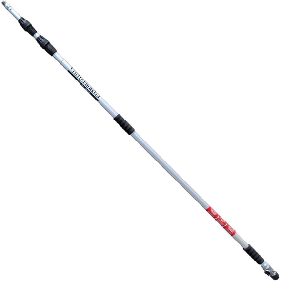 PRO-Straight Water-Fed Telescopic Pole 16 Feet Extension Wand, Siding, Eavestrough Exterior, Window Washing, Outdoor Water Cleaning System