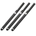 thumbnail image 1 of PRO Stylus + Pen Compatible with LG Stylo 4/Stylo 4 Plus/Stylo 4+/Stylo 5/Stylo 5+ with Custom High Sensitivity Touch and Black Ink! [3 Pack-BLACK], 1 of 5