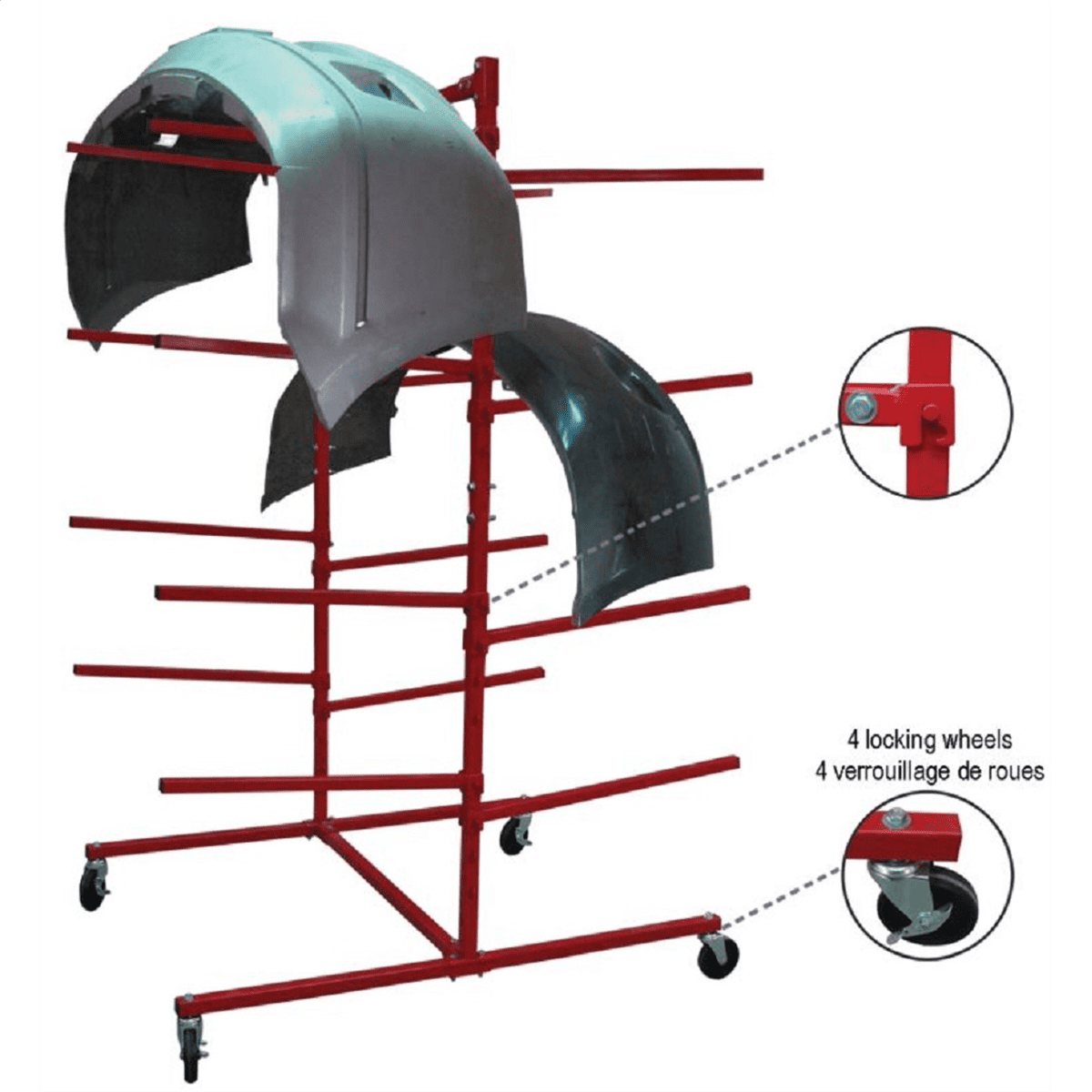 Car Bumper Rack PRO-TEK HEAVY DUTY BUMPER RACK (8 bumper) - Walmart.com