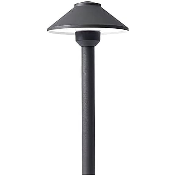 PRO-Trade Outdoor Pathway Lights - Premium Outdoor Landscaping Lighting for Paths, Driveways, Grounds, and Landscapes - Waterproof, Weatherproof, Wired Cast Aluminum Metal LED Area Lights (Black)