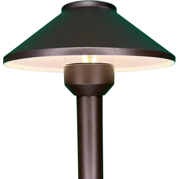 PRO-Trade Outdoor Pathway Lights - Premium Outdoor Landscaping Lighting for Paths, Driveways, Grounds, and Landscapes - Waterproof, Weatherproof, Wired Cast Aluminum Metal LED Area Lights (Bronze)