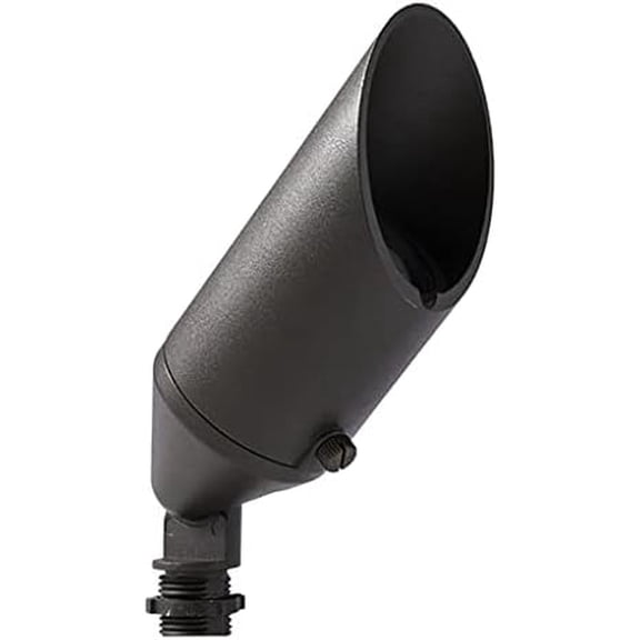 PRO-Trade Outdoor Spotlights - Premium Outdoor Landscape Lighting for Driveways, Security, and Landscaping - Adjustable, Waterproof, Weatherproof, Wired Cast Aluminum Metal LED Area Lights (Bronze)