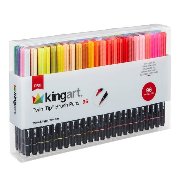 PRO Twin-Tip™ 445 Series Brush Pen Art Markers, Set of 96 Unique & Vivid Colors