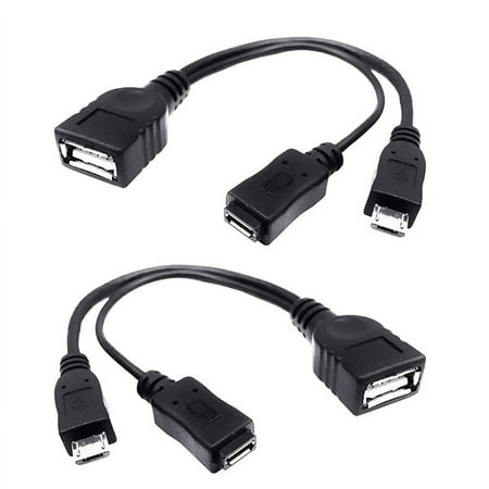 PRO USB + OTG POWER Stick Compatible with your Streaming Sticks, Rii, Nintendo Switch, SNES, NES Classic DUAL Function with Keyboard, Gaming, Mouse, Storage or USB Device(2 Pack)