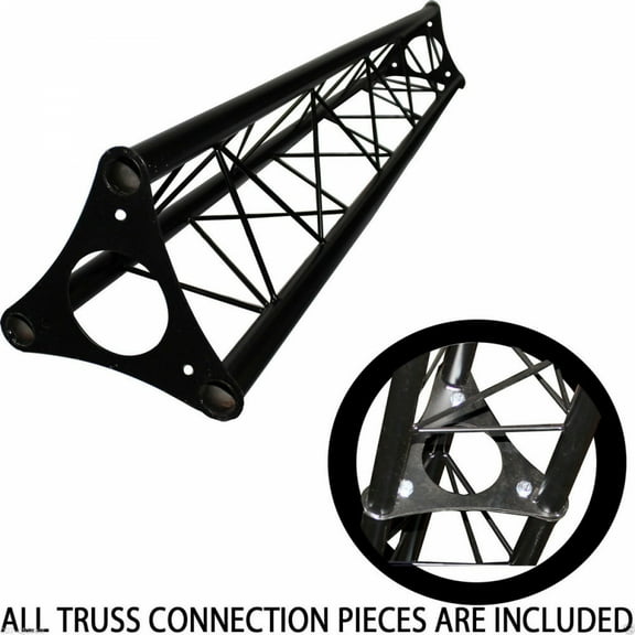 ProX T-LS35C-TRUSS Set of Three 57-inch 5ft Universal Lighting Stand Triangle Truss Sections 5FT 10FT 15FT