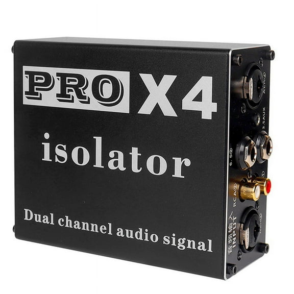 PRO X4 Audio Isolator, 6.5mm 3.5mm XLR Audio Noise Isolator