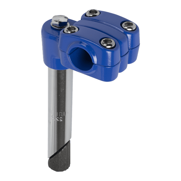 PRO+ v1 4 Bolt Alloy BMX 22.2mm Stem Blue