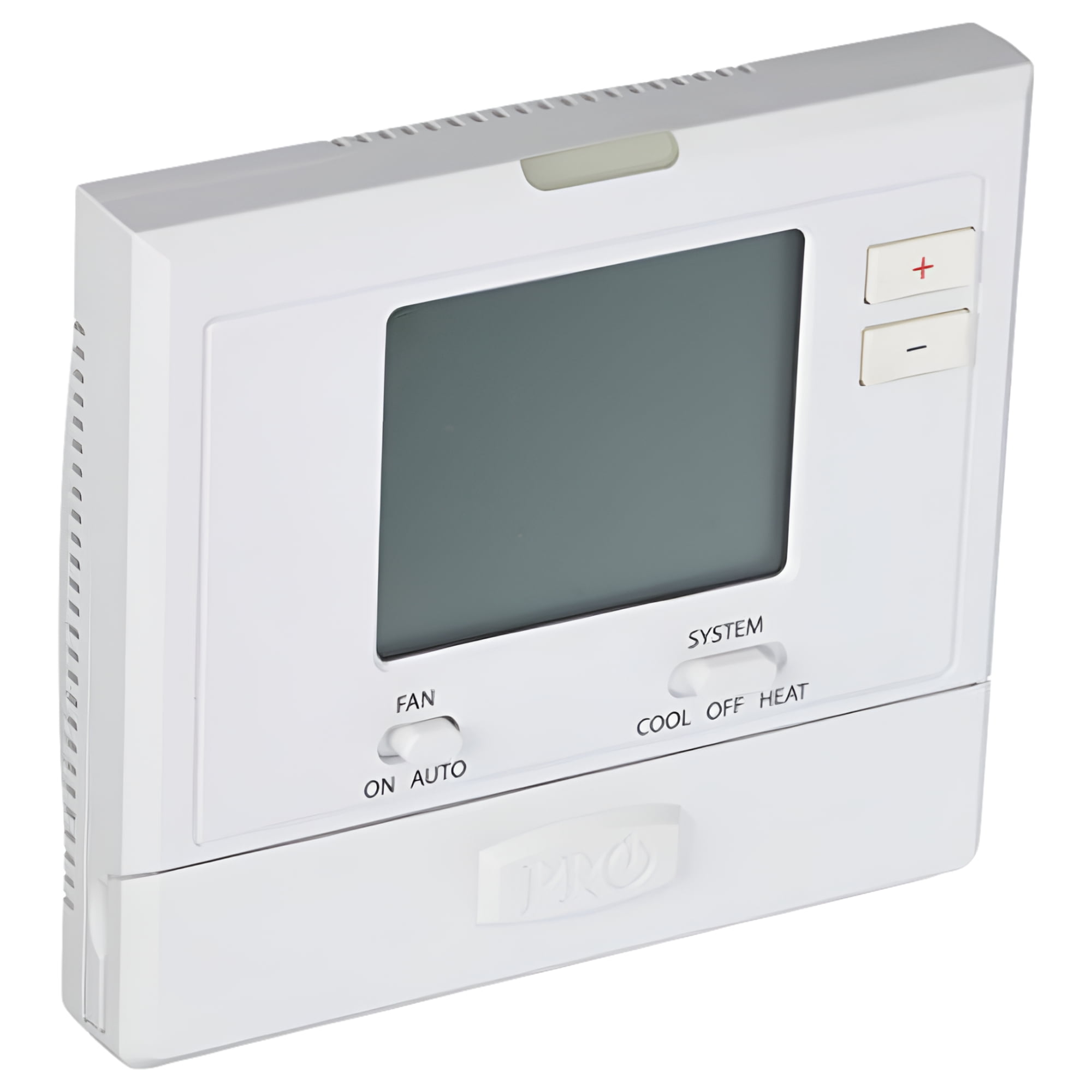 White Digital Non-Programmable Thermostat with Large Display