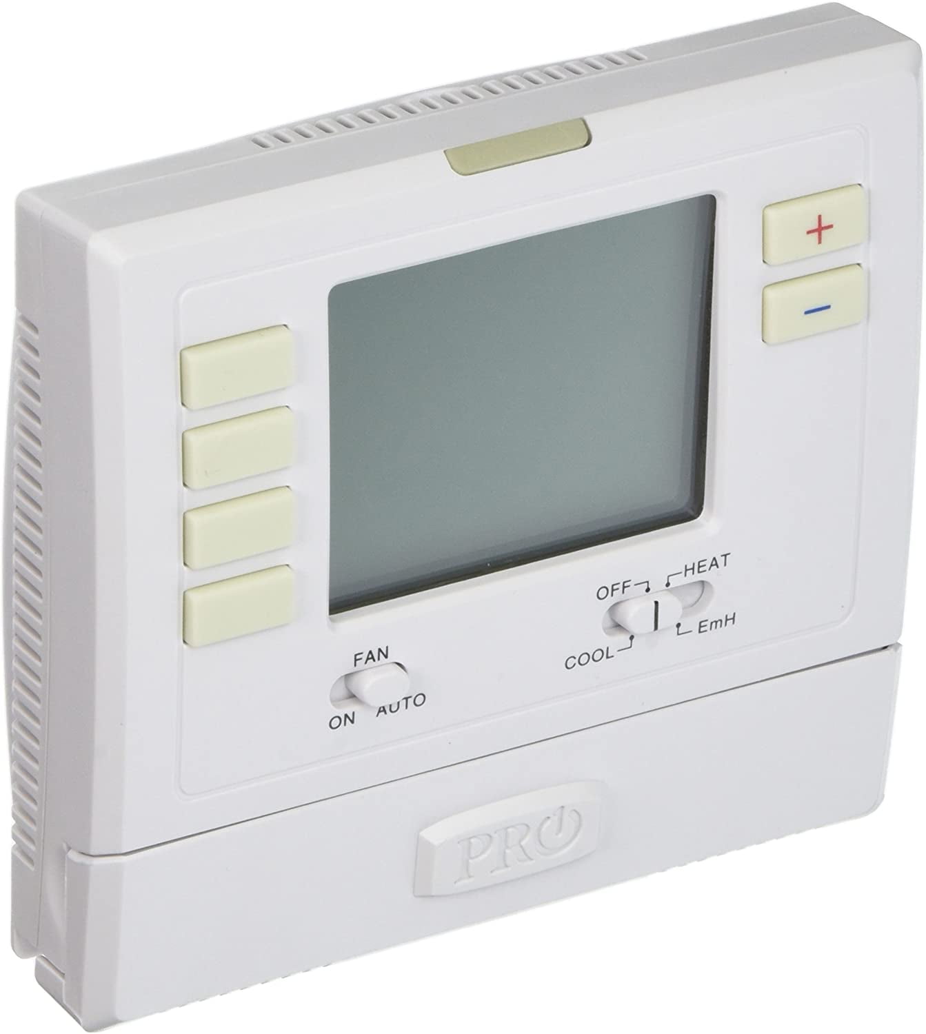 White Digital Programmable Heat Pump Thermostat with Wi-Fi Control