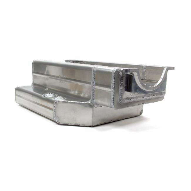 PRO1102KO 9.5 qt. Small Block Chevy Aluminum Oil Pan with 7 in. Deep Kick-Out