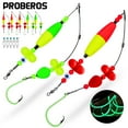 thumbnail image 1 of PROBEROS 5pcs Catfish Rig Catfish Float Rigs with Rattler Catfishing Equipment for Catfish Fishing 6/0 8/0 10/0, 1 of 13