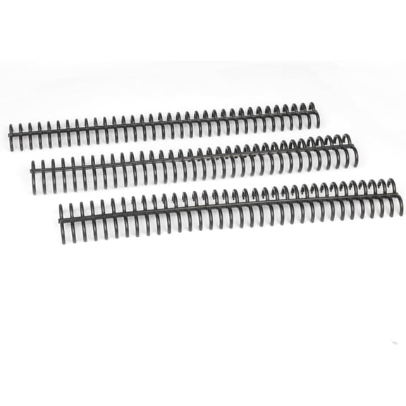 PROC1530BK Click Binding Spines, 3:1 Pitch, 120 Sheets Capacity, 3/5" Diameter, , 30/Box