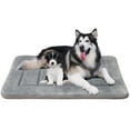 thumbnail image 1 of PROCIPE 47" Dog Bed Washable Kennel Pad Anti Slip Pet Crate Mat Light Grey, 1 of 9