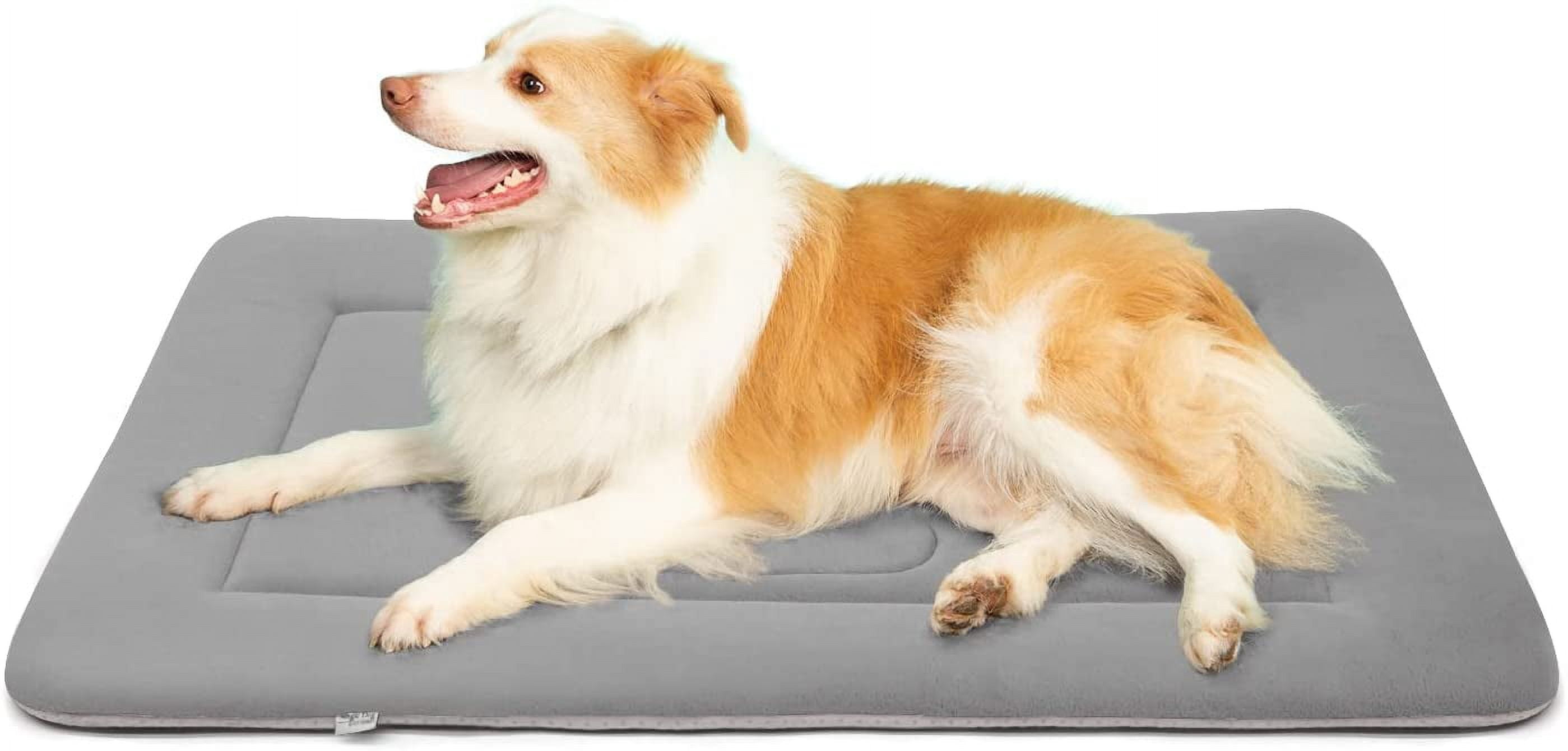 "PROCIPE Large Kennel Dog Bed, Soft Fleece Pet Bed for Puppy, Washable ...