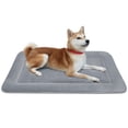 thumbnail image 1 of PROCIPE Large Dog Bed Crate Mat 35" Washable Pet Beds Soft Dog Mattress Anti-Slip Kennel Mats (Gray), 1 of 8