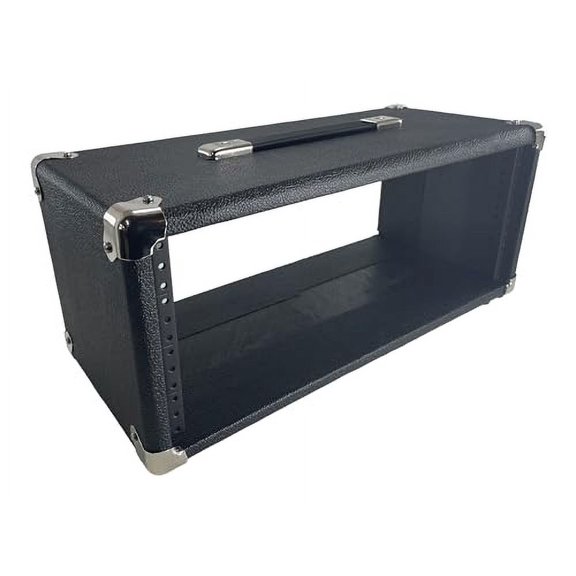PROCRAFT 4U 9"" Deep Rack Case in Black Tolex Wrap - Top Handle w/Rack Screws