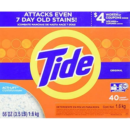 PROCTER & GAMBLE 84981 Tide Powder Detergent, 56 oz. (Pack of 2)