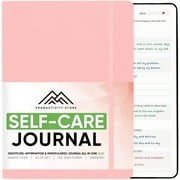 PRODUCTIVITY STORE Gratitude Journal & Self Care Journal - Guided Journal, Mindfulness Journal & Mental Health Journal All-In-One - Premium Daily Journal For Women & Men - A5 5.8" x 8.3" - Pink