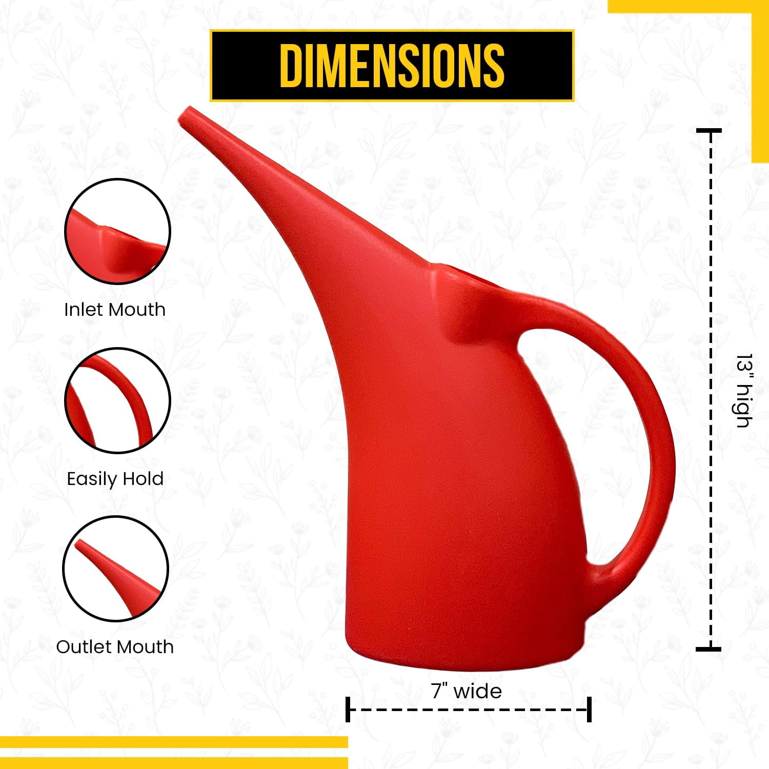 PRODUCTS Watering Can 1/2 Gallon - Small Watering Can for Indoor Plants - Outdoor Watering Can - Purple Plant Waterer - Plastic Watering Can for Garden - 1 Pack
