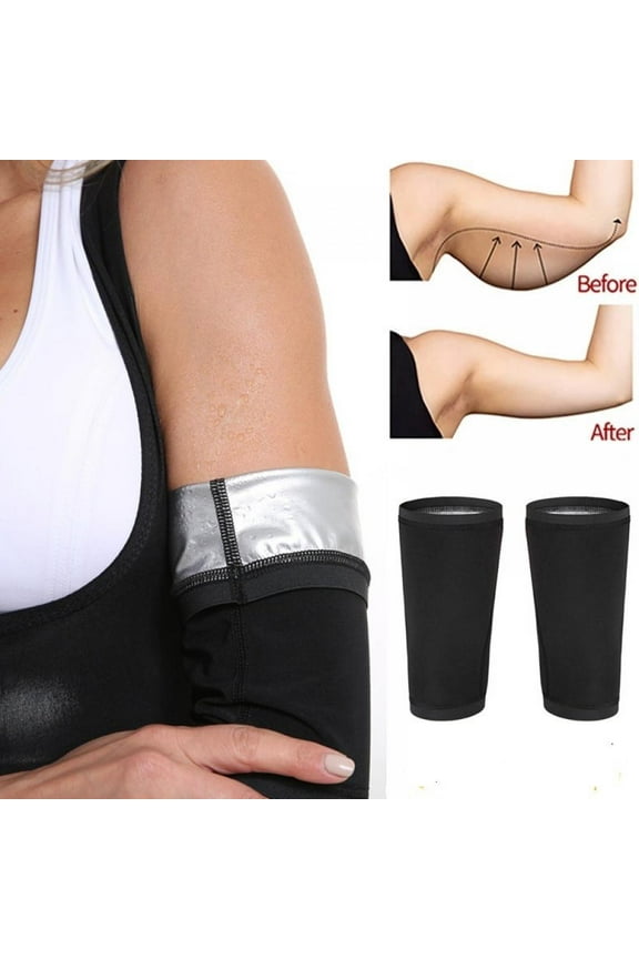 Sweat Shoulder Shapewear Women’s Arm Trimmers, Compression Sweat Bands, Performance Sleeves S-5XL