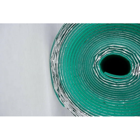 PRODURA 5 in 1 Sound/Thermal/Vapor Barrier,Odorless,Acoustics, 3mm, 400sqft underlayment, Green