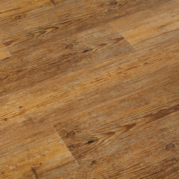 PRODURA - Reclaimed Pine (sample)- 6 in x 7 in x 6mm/22mil Waterproof Click Lock Luxury Vinyl Plank Flooring