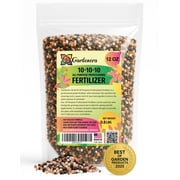 PROFESSIONAL 10-10-10 All-Purpose Soil Fertilizer by Gardenera Labs - Ideal for Flowers, Plants, Vegetables, Fruit Trees and Lawns - [12 OZ]