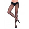 thumbnail image 1 of Leg Avenue Womens Professional Fishnet Tights, X-Long, Black, 1 of 2